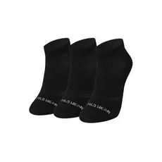 Kit 3 Pares Meias Confortáveis Cano Curto Polo Wear Preto