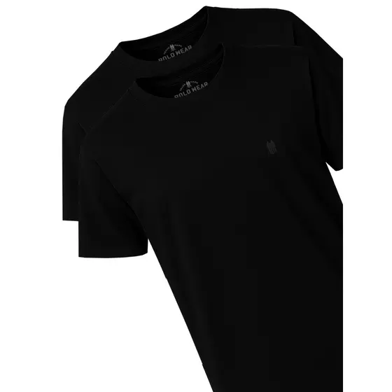 Kit 2 Camisetas Básicas Masculinas Polo Wear Preto