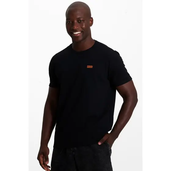 Camiseta Masculina Manga Curta Polo Wear Preto