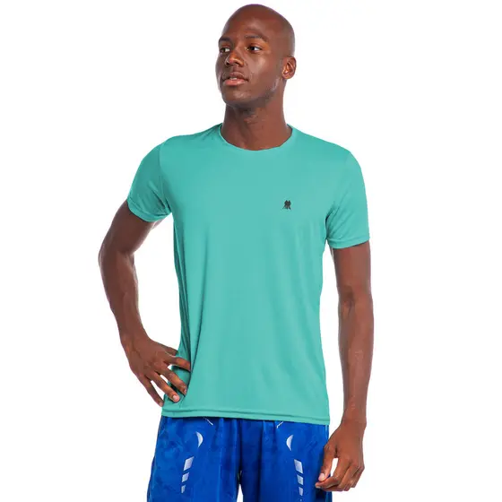 Camiseta Masculina Pw Sports Lisa Polo Wear Verde Médio