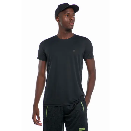Camiseta Masculina Pw Sports Lisa Polo Wear Preto