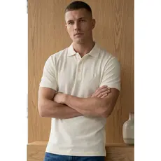 Polo Piquet Texturizada Premium Polo Wear Off White