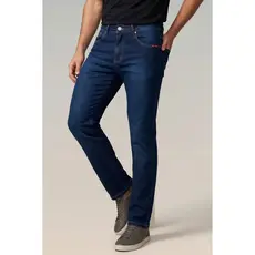 Calça Jeans Masculina Regular Básica Polo Wear Jeans Escuro