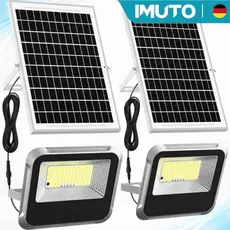 Refletor Solar Led Holofote Holofote Com Placa Bateria a Prova D'água Externo