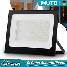 imuto Refletor LED 200W Holofote Bivolt à Prova d'Água Super Brilhante e Econômico Frio Externas Ip66