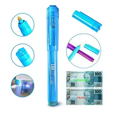 Caneta Testadora Detector Dinheiro Nota Falsa Com Luz UV  YCB