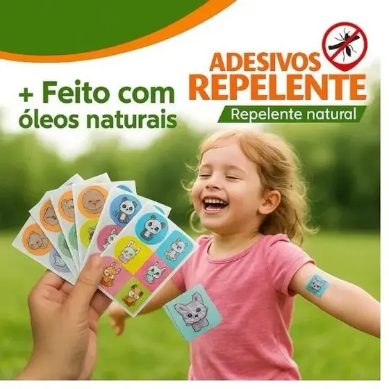 Adesivos Repelentes De Mosquitos Kit Com 36