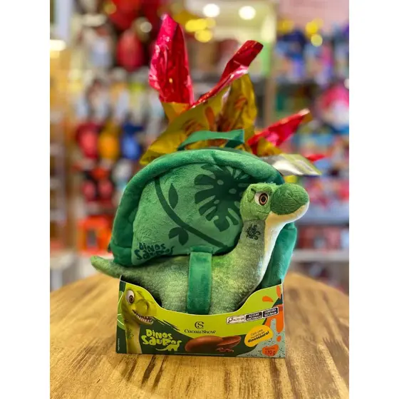 Ovo de Páscoa  Cacau Show ao Leite Mochila Dino 170g