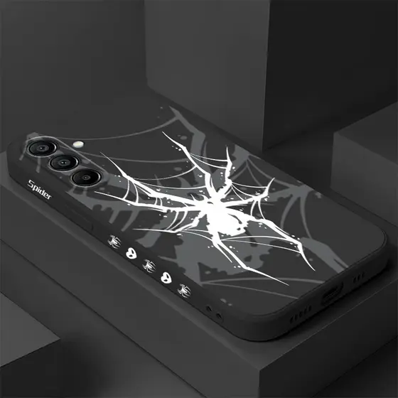 Legal Aranha Caso De Telefone Para Samsung Galaxy A17 A07 A56 A36 A26 A16 A06 A55 A35 A25 A15 A05 A05S 4G 5G Capa
