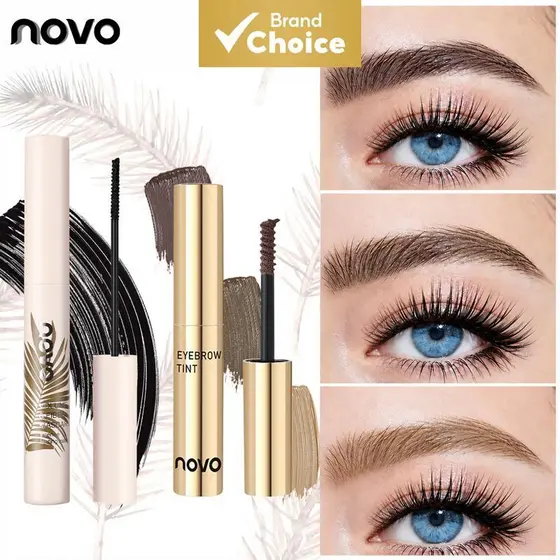 NOVO Conjunto De Rímel E Gel Para Sobrancelhas – À Prova D'água , De Suor , Volumizador , Ondulador Colorido Aparência 3