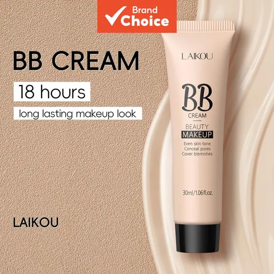 LAI KOU Base BB Cream à Prova d'Água: Base Corretiva de Longa Duração com Controle de Oleosidade - 30ml