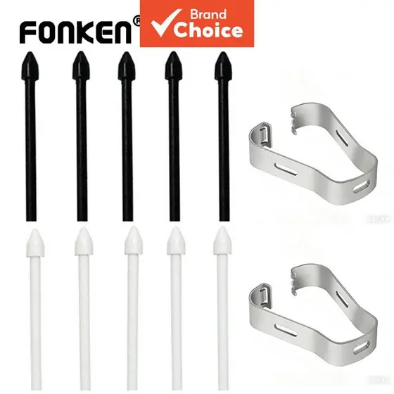  Conjunto de Recargas para Pontas da Fonken S Pen para Galaxy Tab S6/S6 Lite/S7/S7+ & Note10/20 Série
