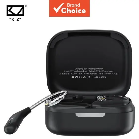 KZ AZ09 Adaptador De Fones De Ouvido Bluetooth 5.2 Sem Fio Pendurados Na Orelha Controle De Toque Cabo De Atualização Hi