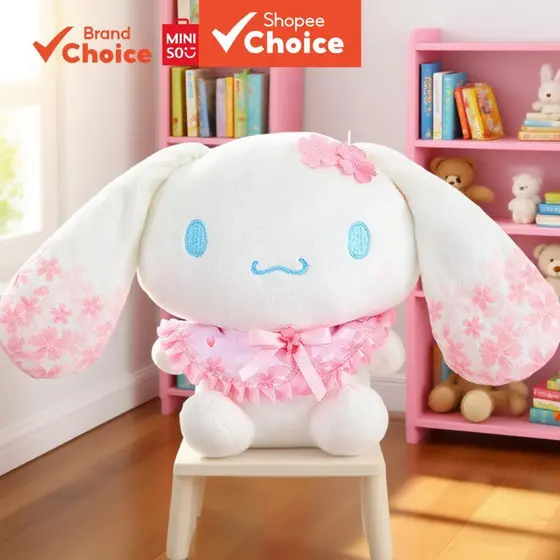 MINISO série de histórias sakura número 8 - boneco de pelúcia hellokitty, cinnamoroll presente