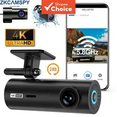 Câmera Veicular DVR de Lente Dupla Wi-Fi com Visão Noturna - Dash Cam e Câmeras de Estacionamento