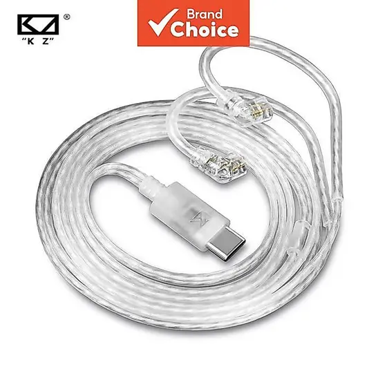KZ Cabo Original Tipo C para Jack de Fone de Ouvido Fio de Atualização para KZ Castor ZS10 PRO 2