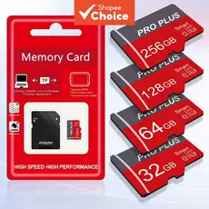 Cartão de Memória SD de Alta Velocidade Classe 10 128GB 64GB 32GB 16GB À Prova D'água Armazenamento Estável Capacidade