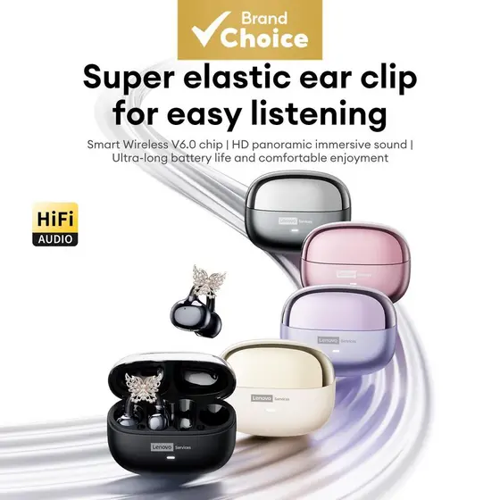 Novos Fones De Ouvido LE302 Sem Fio Bluetooth HiFi Estéreo Com Redução De Ruído ENC À Prova D'água De Longa Duração Cham