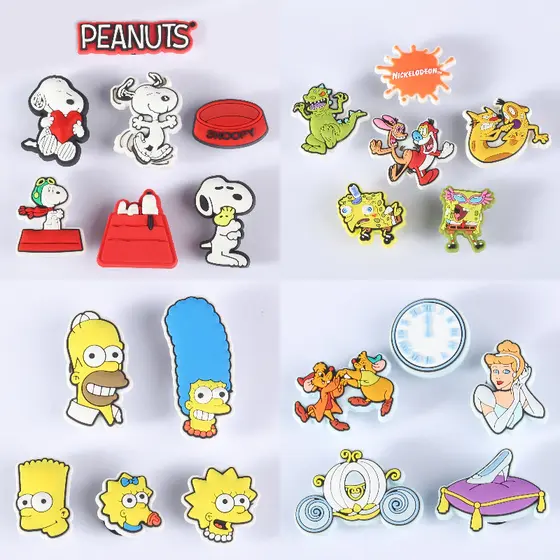 Miss Zoe Jibtz Snoopy Acessórios Para Pés Dos Desenhos Animados Princesa Simpson Acessório