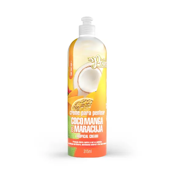 Creme para Pentear Coco, Manga e Maracujá Soul Power – Protege e Define – 315ml