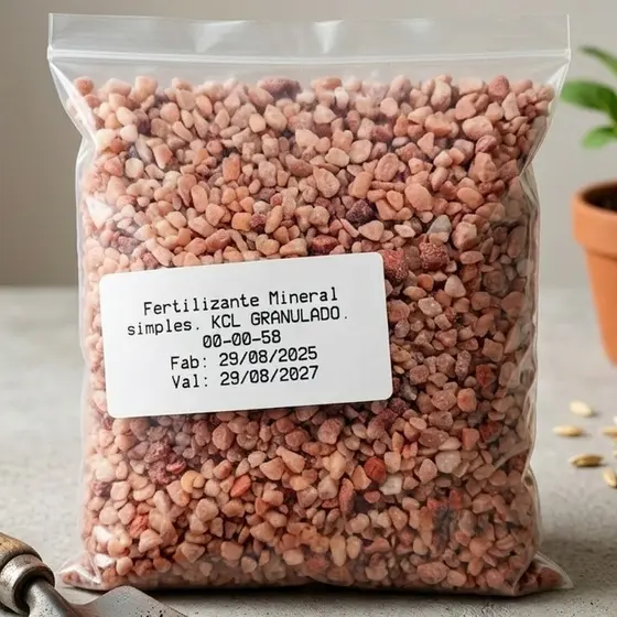 Fertilizante Cloreto de Potássio Vermelho O Segredo das Frutas Doces - Promoção !