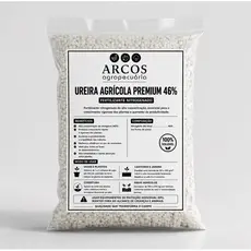 Ureia Agrícola Premium 46% Adubo Fertilizante Nitrogenado 100% Solúvel para Plantas, Jardim, Horta e Gramado