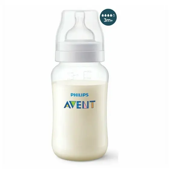 Mamadeira Anti-Colic Transparente 330ml Philips Avent (SCY106/01)