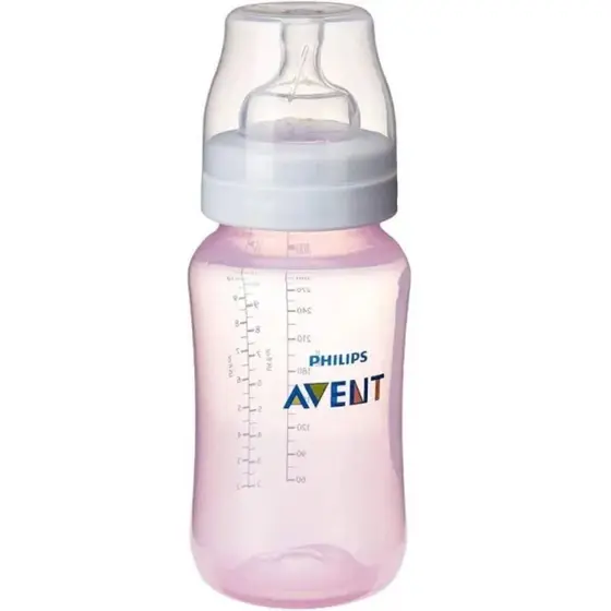 Mamadeira Anti-Colic Rosa 330ml Philips Avent (SCY121/11)