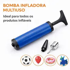 Bomba Inflador Manual de Balão Bexiga para Encher Balões Bombinha de Ar Bola Boia Inflável Cavalinho Upa Upa