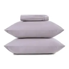 Jogo de Cama Casal 3 Peças Altenburg Malha Fio Penteado Lilás Mescla