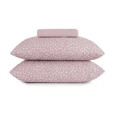 Jogo de Cama Queen Altenburg 3 Peças Malha Fio Penteado Bits Rosa