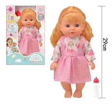 Boneca de 33 cm, boneca infantil realista de vinil macio