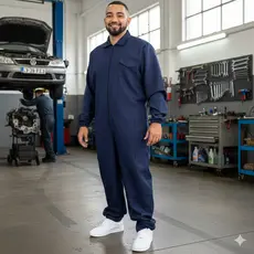 Macacão Oxford Unissex – Uniforme de Trabalho Profissional para Mecânico