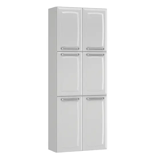 Paneleiro de Cozinha Itatiaia Luce 6 Portas Aço Branco Alta Capacidade