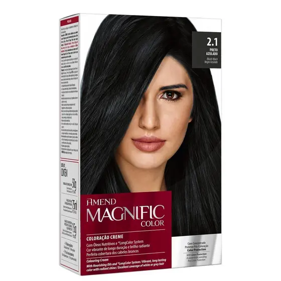 Amend Magnific Color 2.1 Preto Azulado - Coloração 200g
