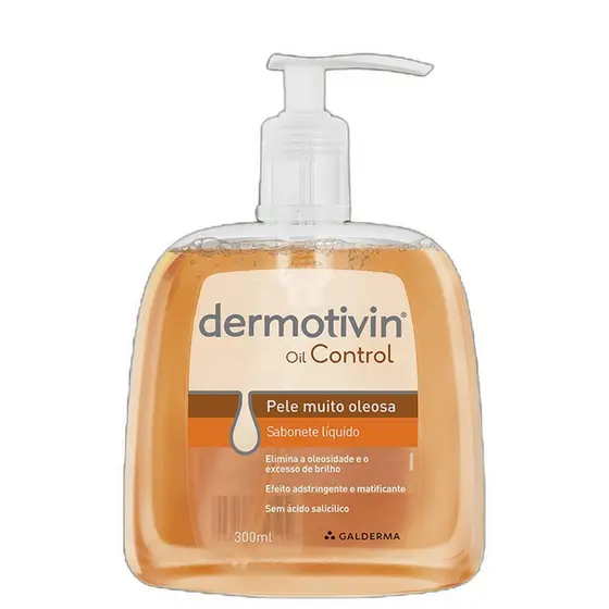 Dermotivin Oil Control - Sabonete Líquido Facial 300ml