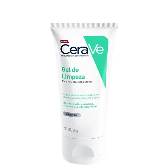 CeraVe Foaming Cleanser - Gel de Limpeza Facial 60g