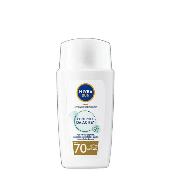 NIVEA Sun UV Face Specialist Controle de Acne FPS70 - Protetor Solar Facial 40ml