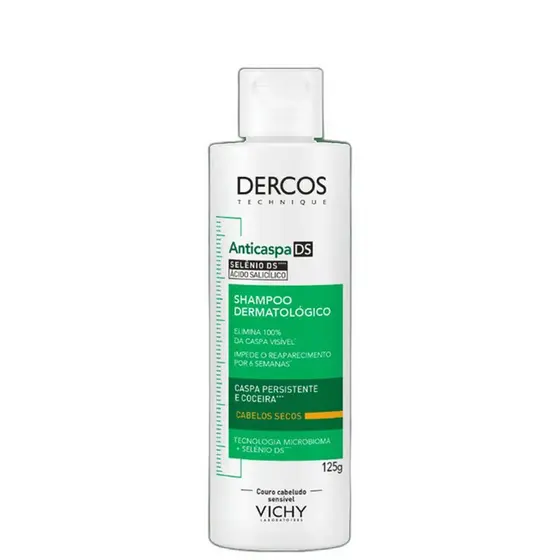 Vichy Dercos DS Cabelos Secos - Shampoo Anticaspa 125ml