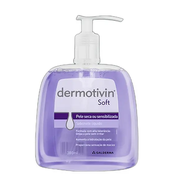 Dermotivin Soft - Sabonete Líquido Facial 300ml
