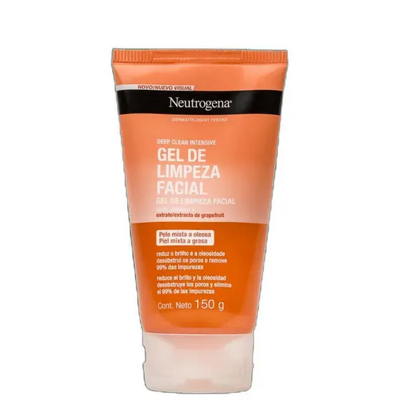 Neutrogena Deep Clean Grapefruit Gel Limp. Facial 150g BLZ