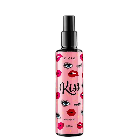 Kiss Ciclo Cosméticos Deo Colônia -Body Spray Feminino 200ml