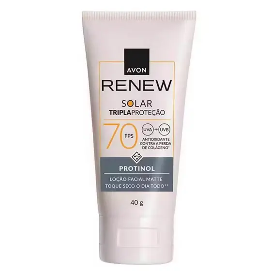 Protetor Solar Avon Renew FPS 70 com Protinol