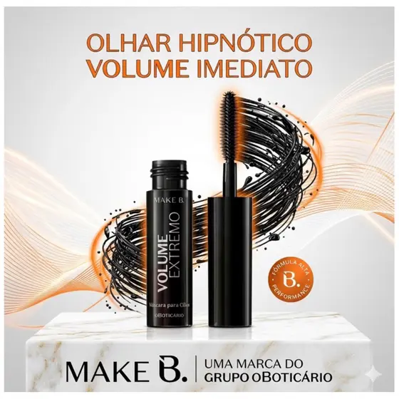 O Boticário Make B. Volume Extremo Máscara De Cílios 5g