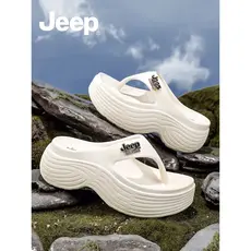 JEEP Chinelos Mulheres Verão Sandálias Exteriores Chinelos 2026 Novo Estilo Sandálias Esportivas Mulheres Sola Grossa Au