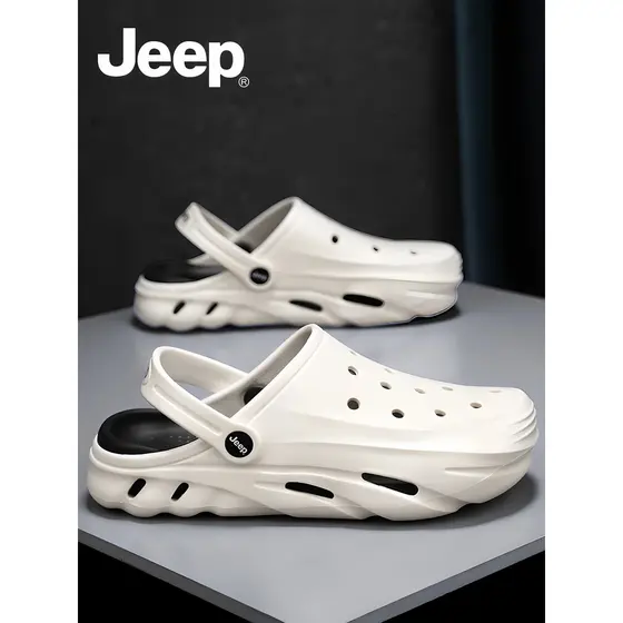 JEEP buraco sapatos masculinos verão exterior usar sandálias femininas 2026 novo estilo sandálias esportivas masculino v