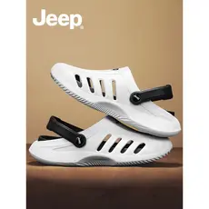 JEEP buraco sapatos masculinos exterior usar chinelos esportivos 2026 novo estilo sandálias de condução masculino verão