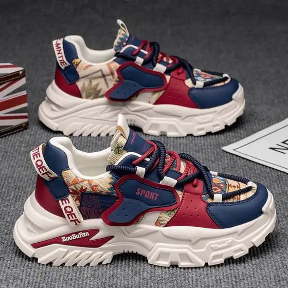 Influenciador de venda quente masculino 2026 novo estilo verão All-match sapatos esportivos casuais masculino sola macia