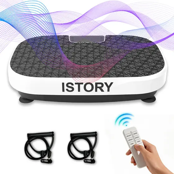 【ISTORY】Plataforma Vibratória Profissional Dupla ação para emagrecimento e modelagem corporal
