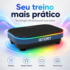 Plataforma Vibratória Esportes 111v/220v 150kg Com efeitos de luz LED 200w fitness
